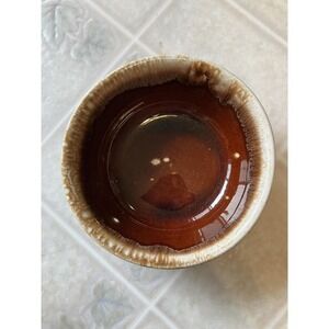 Vintage McCoy 1413 Brown Drip Cereal Soup Bowls 5 inch Made in USA